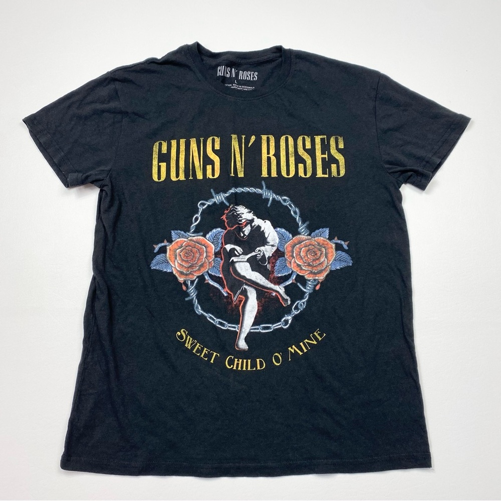 Women’s Guns N’ Roses Sweet Child O’ Mine Short Sleeve T-Shirt Size Large